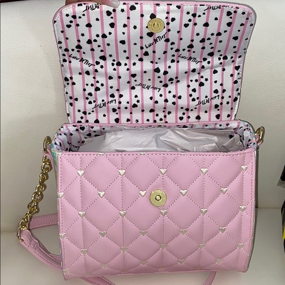 Luv Bestest Cute Pink and Rainbow Purse - Picture 3 of 3